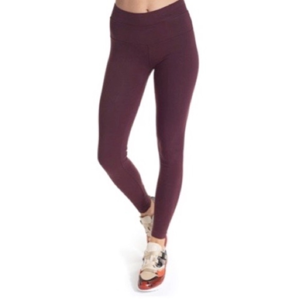 Hard Tail high waist plum leggings